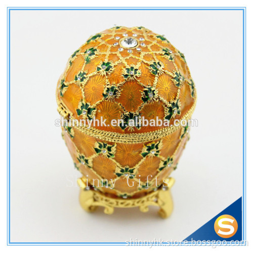 100% handmade Egg Shape Jewelry Box for Easter Gifts